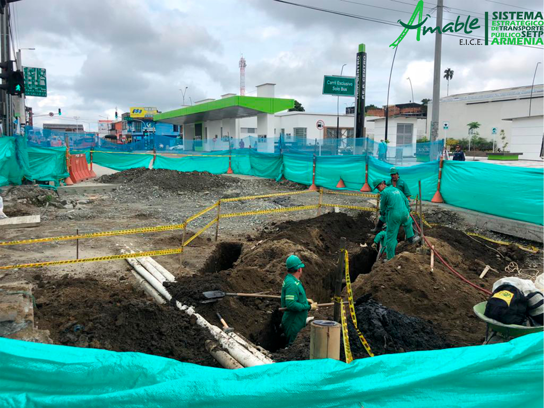 Pie de foto 2 EPA acelera los trabajos en las redes de acueducto y alcantarillado en la 19