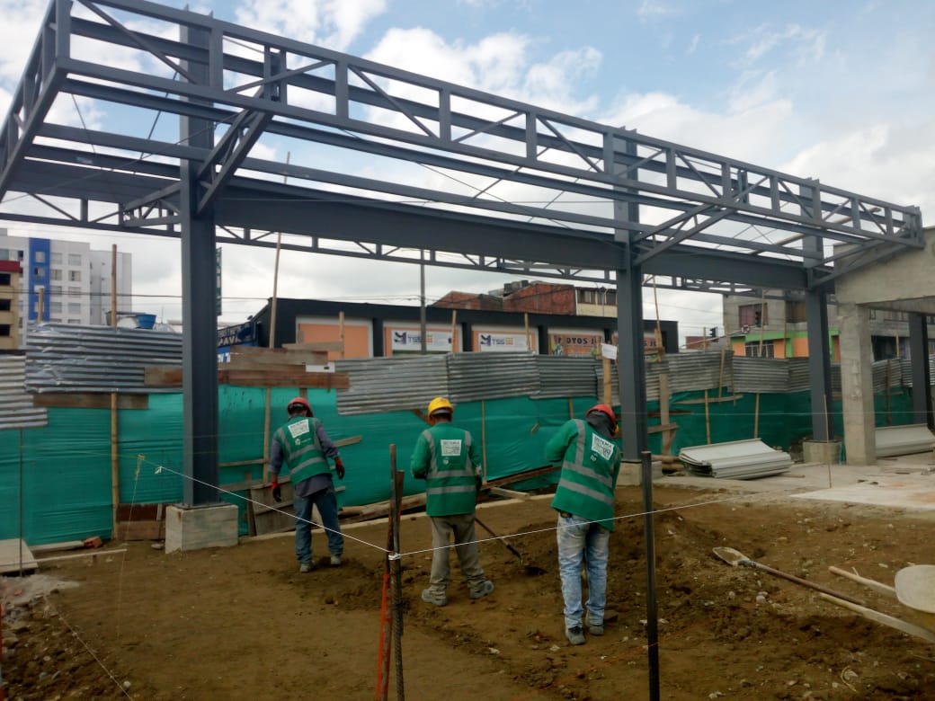 Paradero y Centro de Control Semaforico cra 19 entre calle 22 y 23